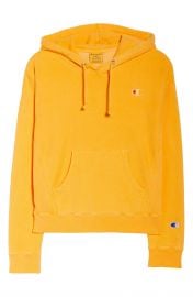 Garment Dyed Reverse Weave Hoodie at Nordstrom